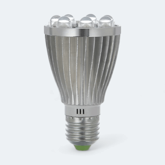 لامپ رشد گیاه ۷ وات ~ ۲۷wl مدل لنز دار فول اسپکتروم