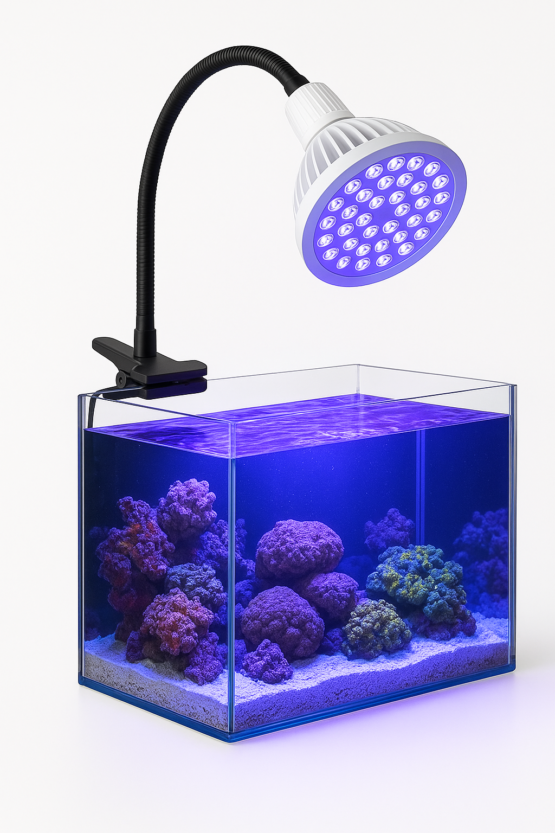 چراغ LED آکواریومی پایه‌دار ۳۶ وات