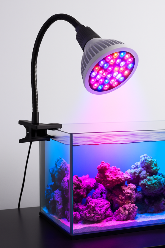 چراغ LED آکواریومی پایه‌دار ۳۶ وات
